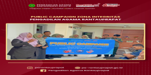 PA Rantauprapat Gelar Public Campaign Zona Integritas kepada Masyarakat Pencari Keadilan