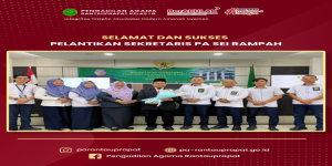 Selamat dan Sukses Pelantikan Joni, S.Ag. sebagai Sekretaris Pengadilan Agama Sei Rampah Kelas I B